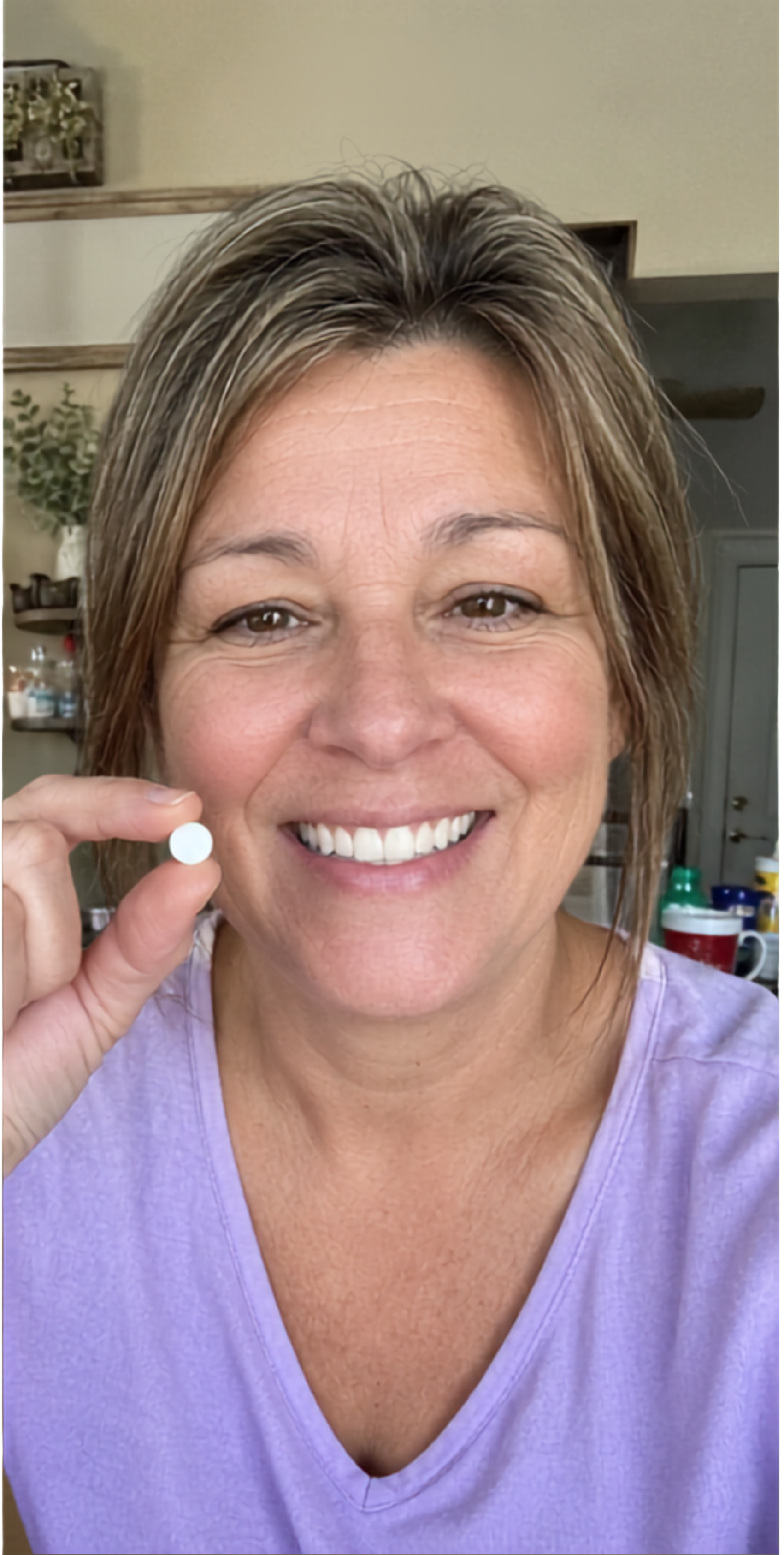 Lisa Carter after three months of her OralVita routine