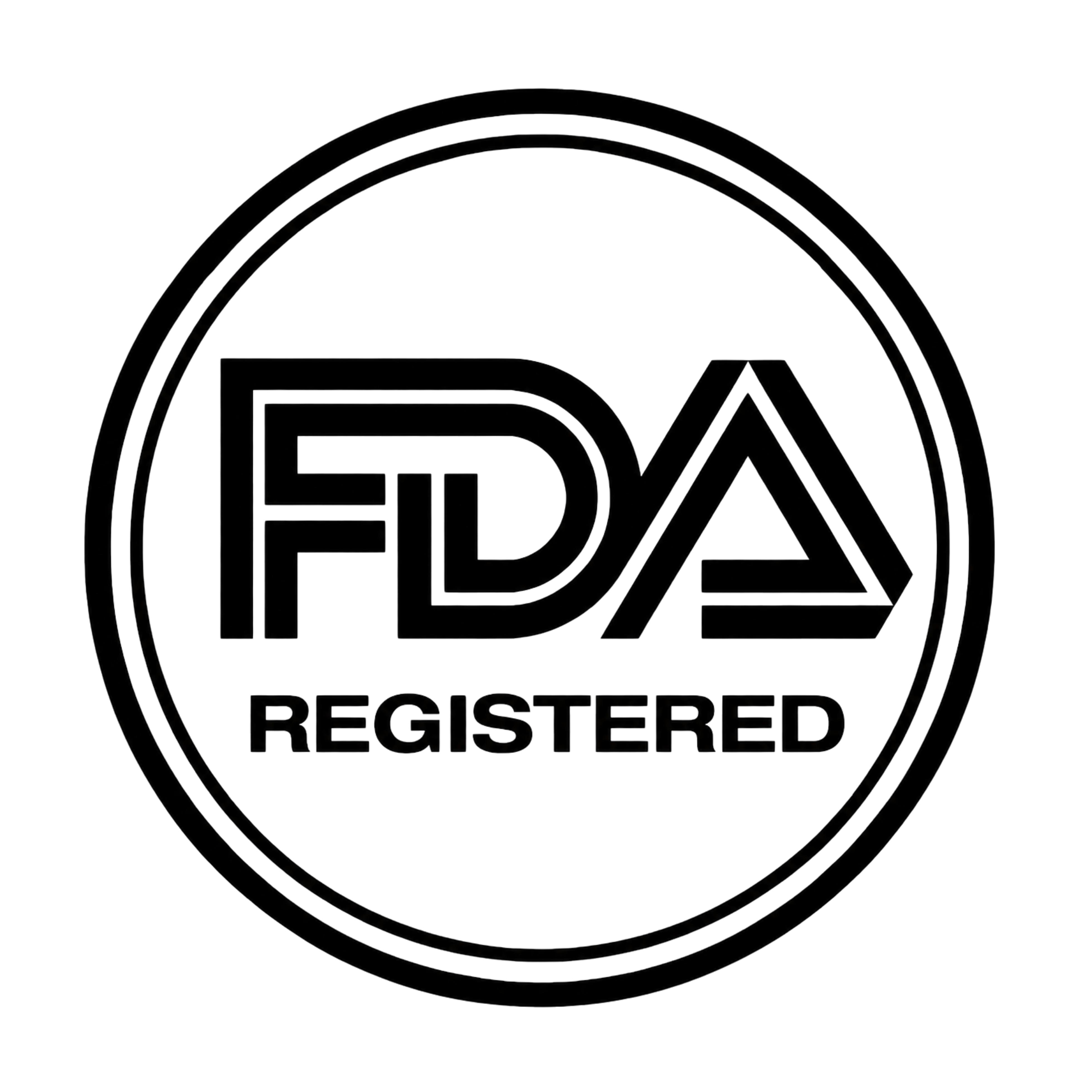 FDA registered facility badge