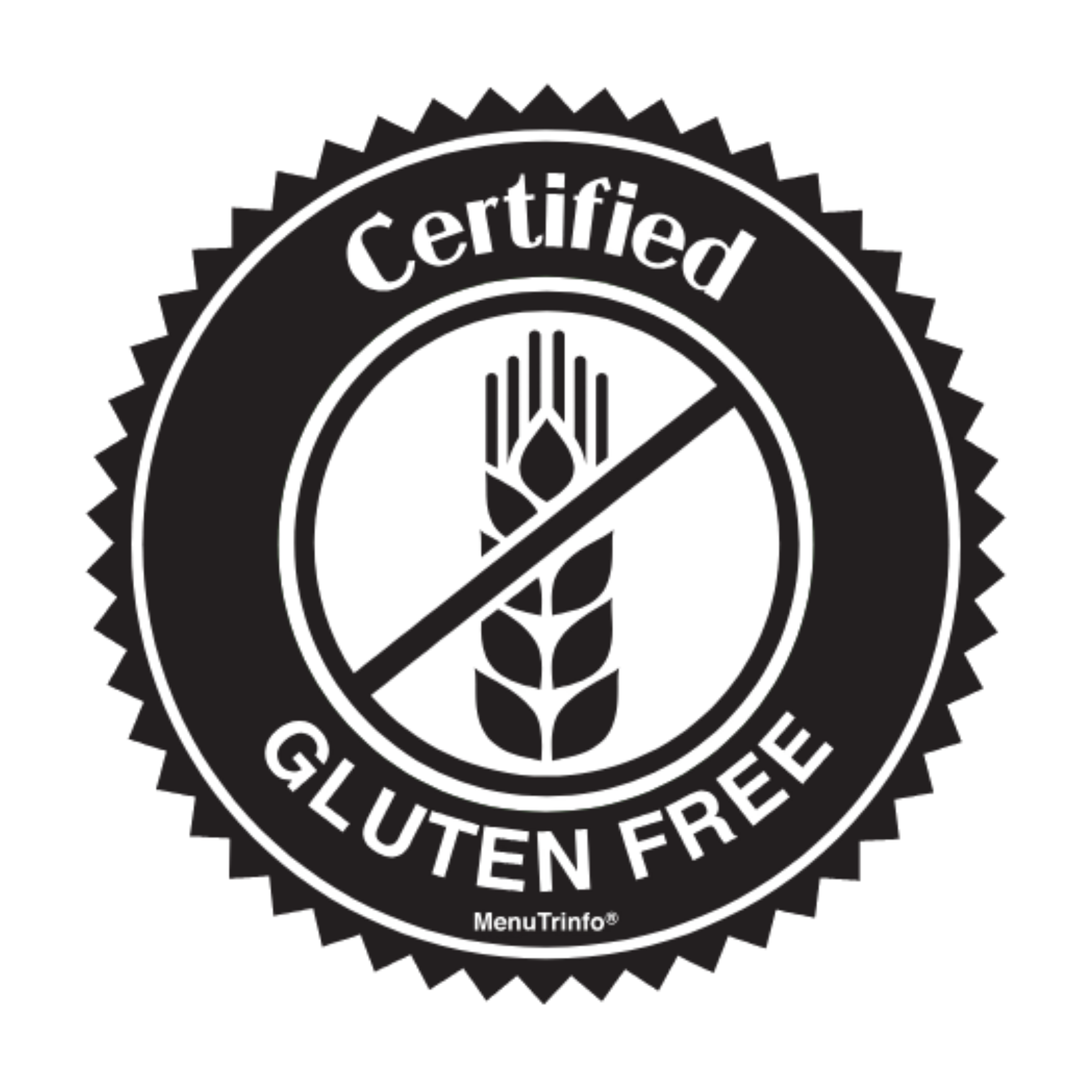 Certified gluten free